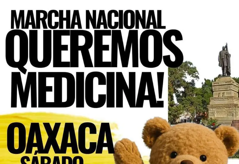 Marcha Nacional “Queremos Medicina”. ¿Cuándo y dónde en Oaxaca?