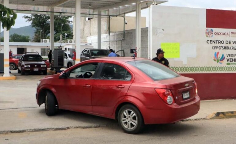 Amplía Gobierno de Oaxaca plazo de verificación vehicular para el 31 de agosto