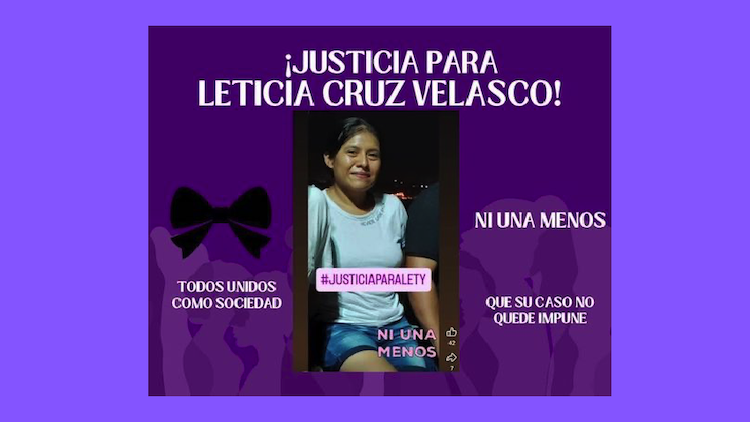 Tras desaparecer 10 días, localizan sin vida y en una fosa a Leticia de 31 años de edad