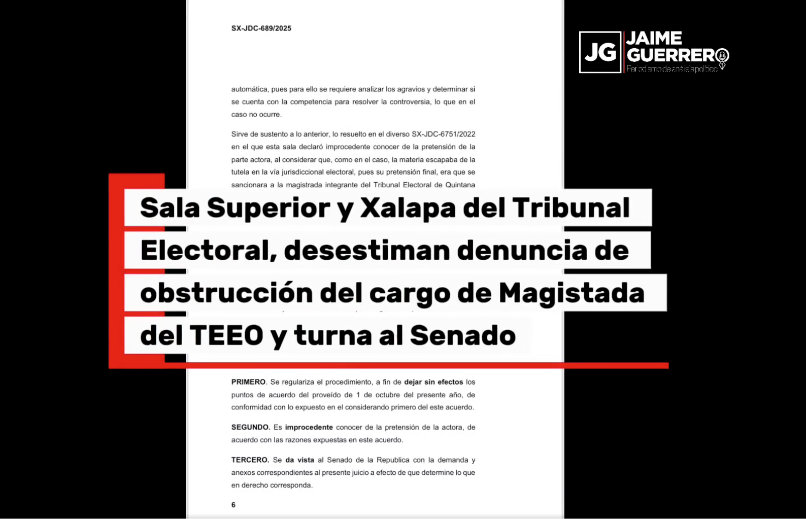 Tribunal federal deja en manos del Senado el conflicto entre magistradas de Oaxaca
