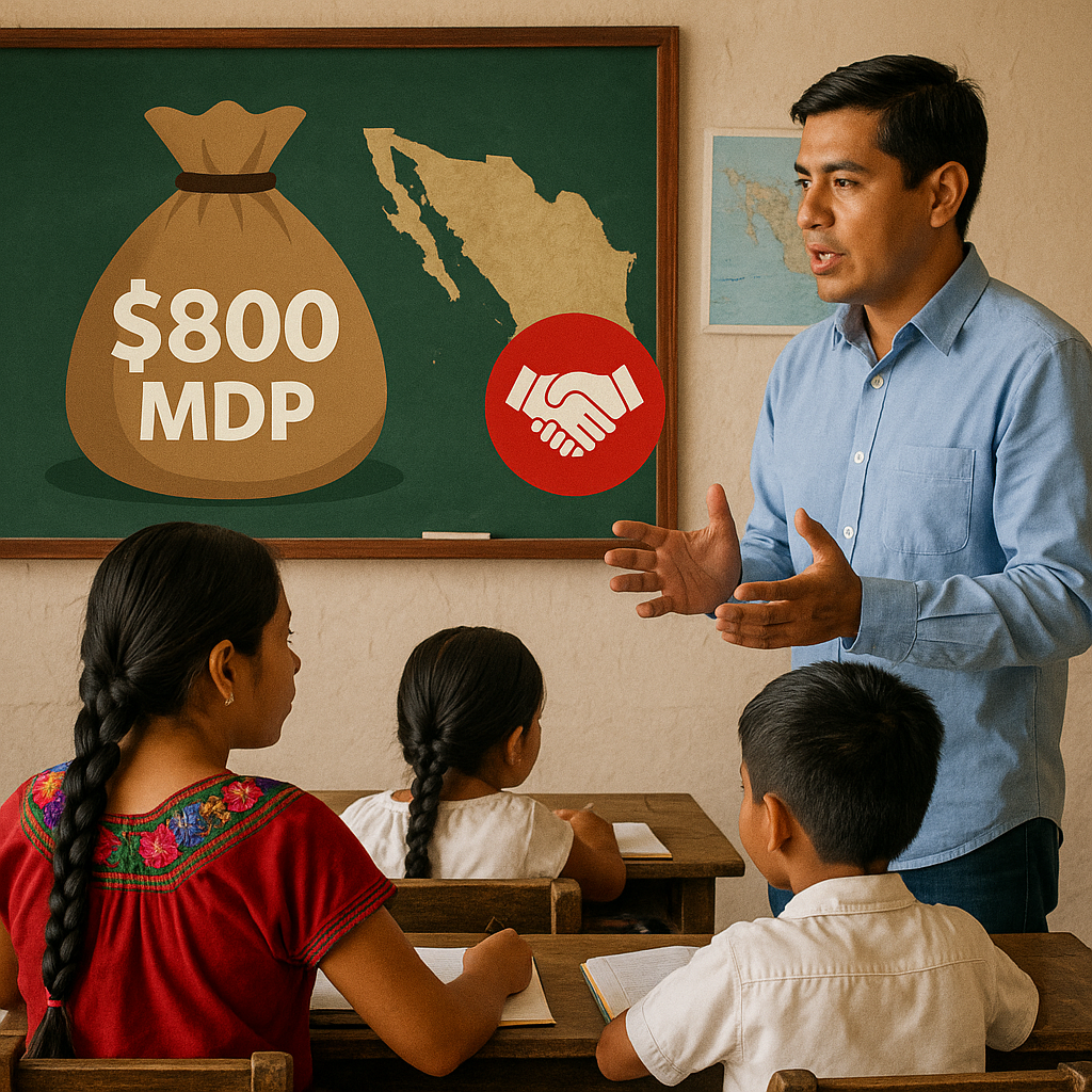 IEEPO destaca asignación de 800 mdp para Educación Indígena; pide acuerdos internos al magisterio para asignación