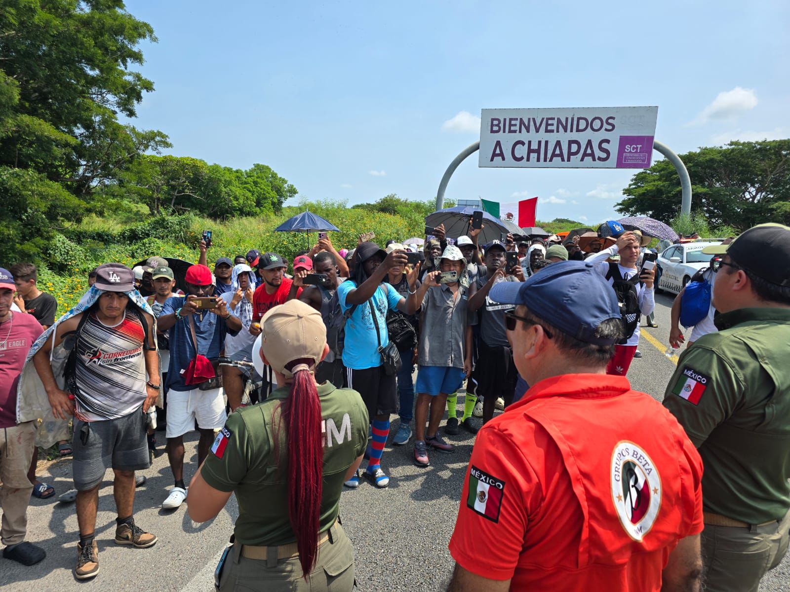 Llega a Oaxaca la caravana migrante Libertad”