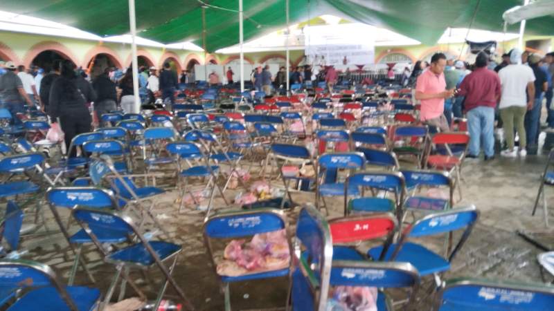 Violenta interrupción de asamblea en San Agustín de las Juntas por elección municipal