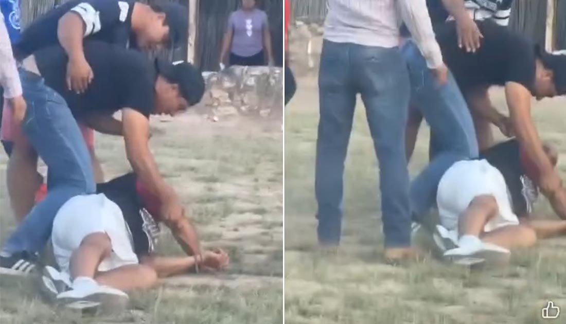 Edil de Teotitlán de Flores Magón, Oaxaca agrede a ciudadano tras ser denunciado por desvío de recursos