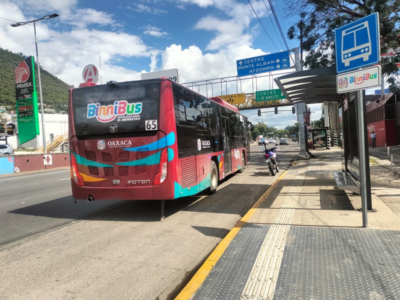 Amplían red de BinniBus con tres nuevas rutas para mejorar movilidad en Zona Metropolitana de Oaxaca