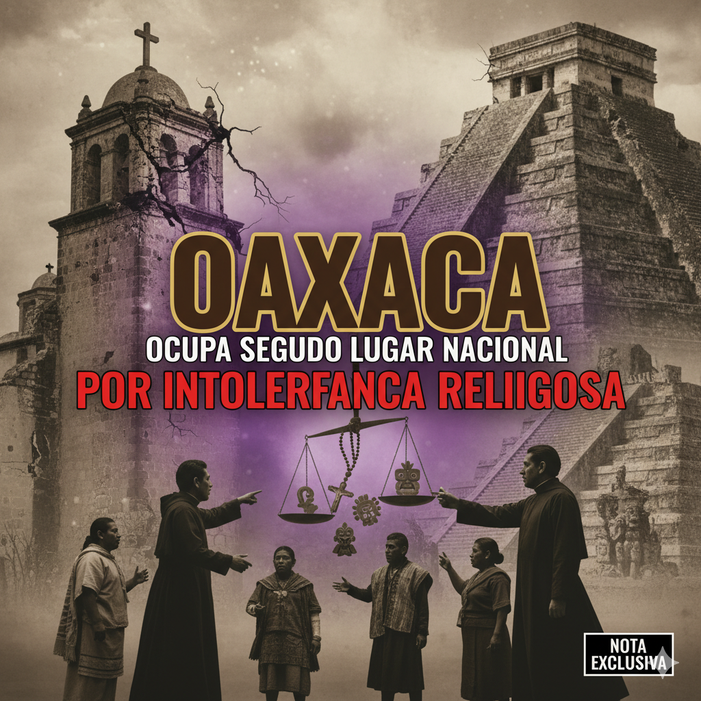 Oaxaca ocupa segundo lugar nacional por intolerancia religiosa