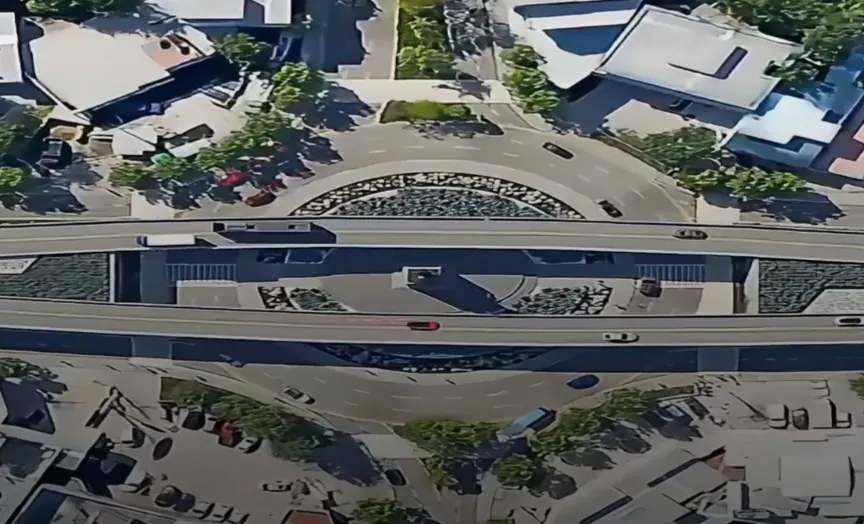 Distribuidor Vial Monumento a Juárez para replantear la movilidad en la Zona Metropolitana de Oaxaca: Jara-Chagoya