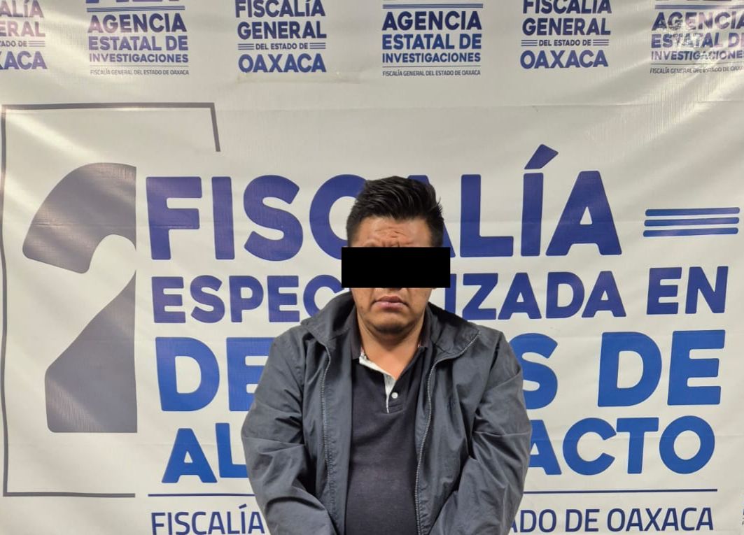 Fiscalía de Oaxaca detiene a N.G.A.C., alias “El Taz”, probable responsable por homicidio y abandono del cuerpo de la víctima en calles de la Colonia Jardín