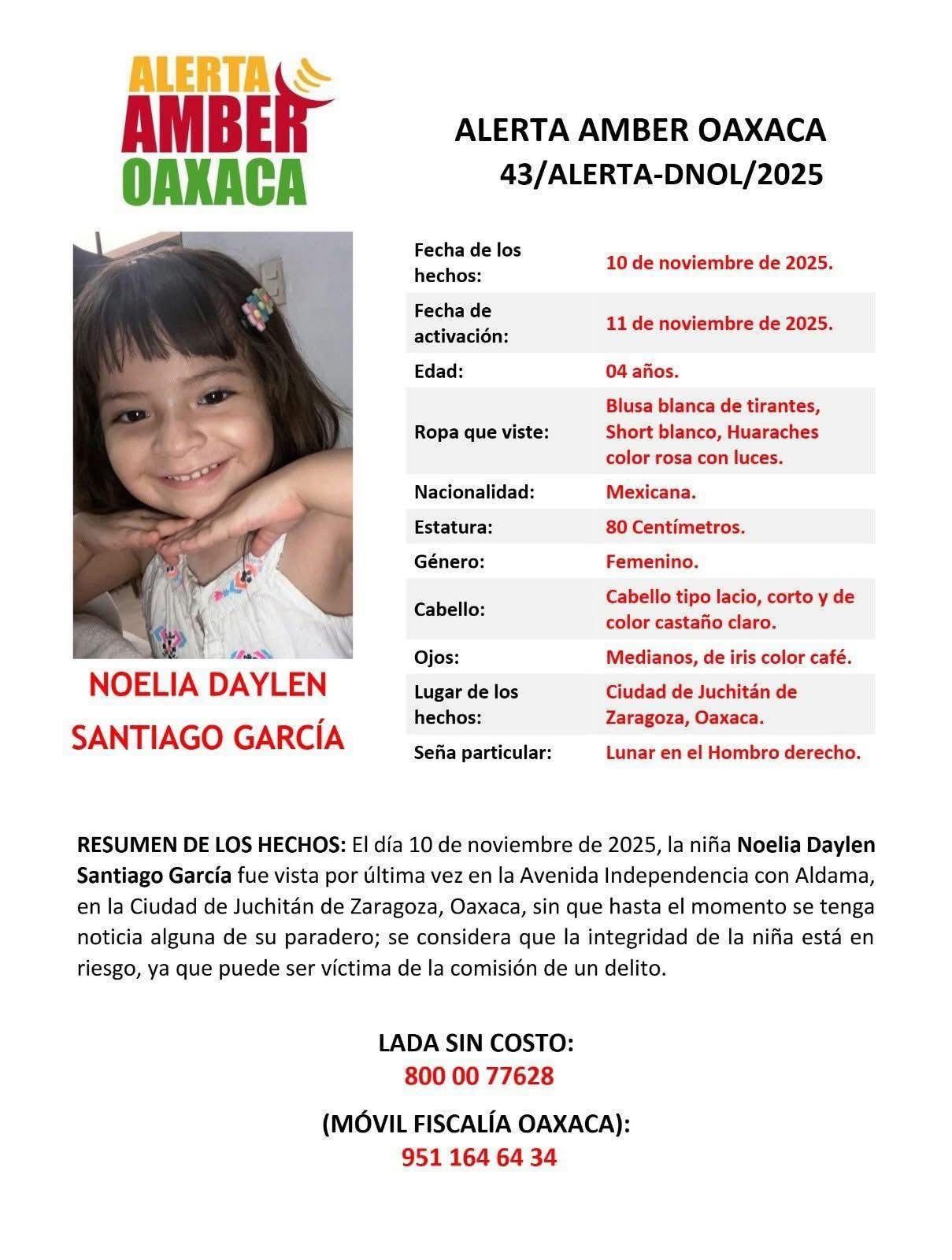 Buscan a menor desaparecida tras triple crimen en Juchitán, Oaxaca