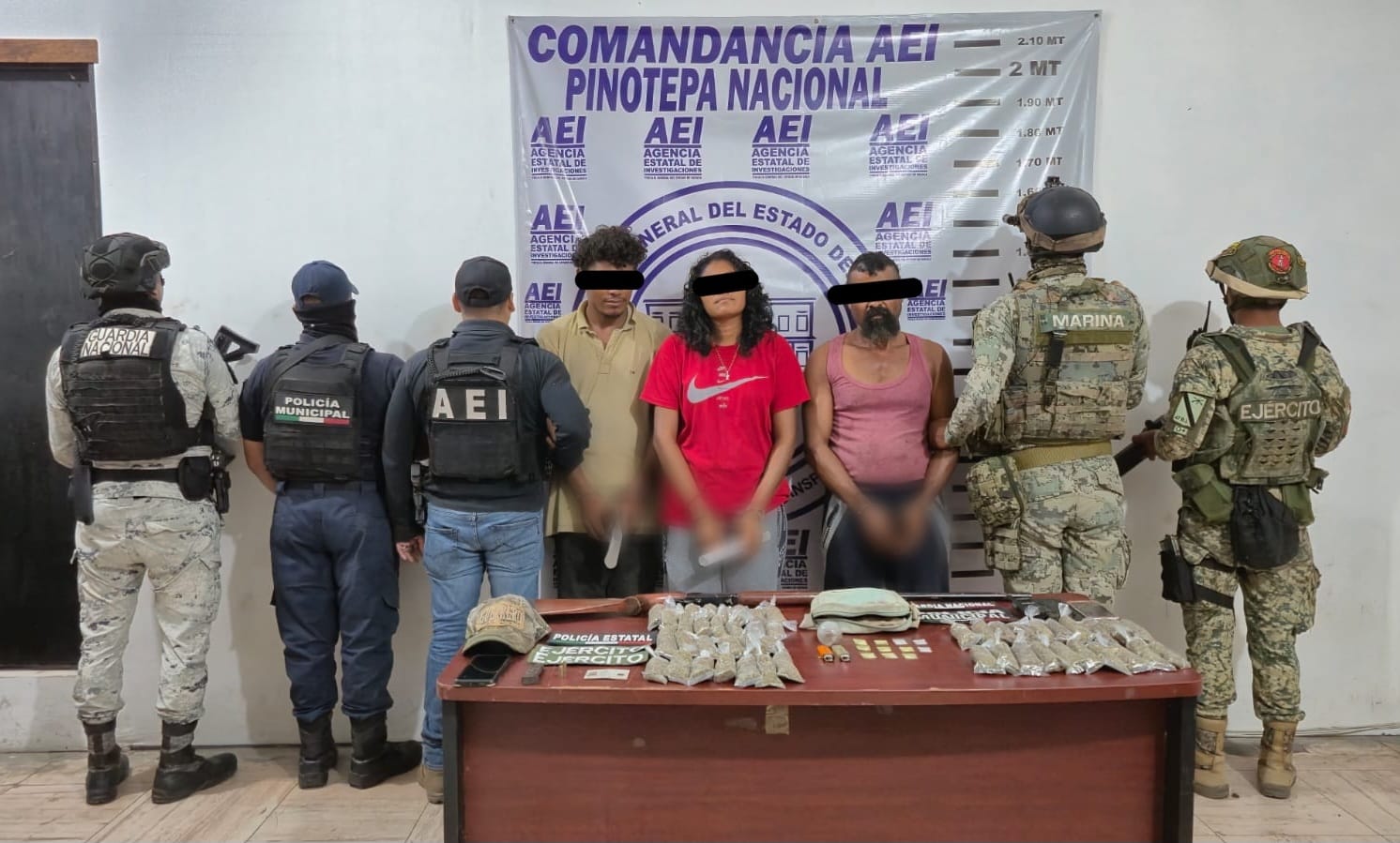 FGEO, Sedena, Semar, GN, SSPC y Policía Municipal realizan cateos en Pinotepa Nacional
