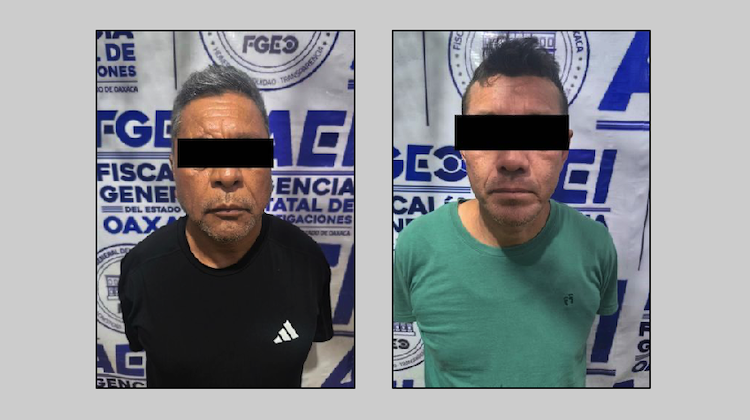 Fiscalía de Oaxaca detiene a dos personas por robo a sucursal bancaria cometido con arma de fuego en el Istmo