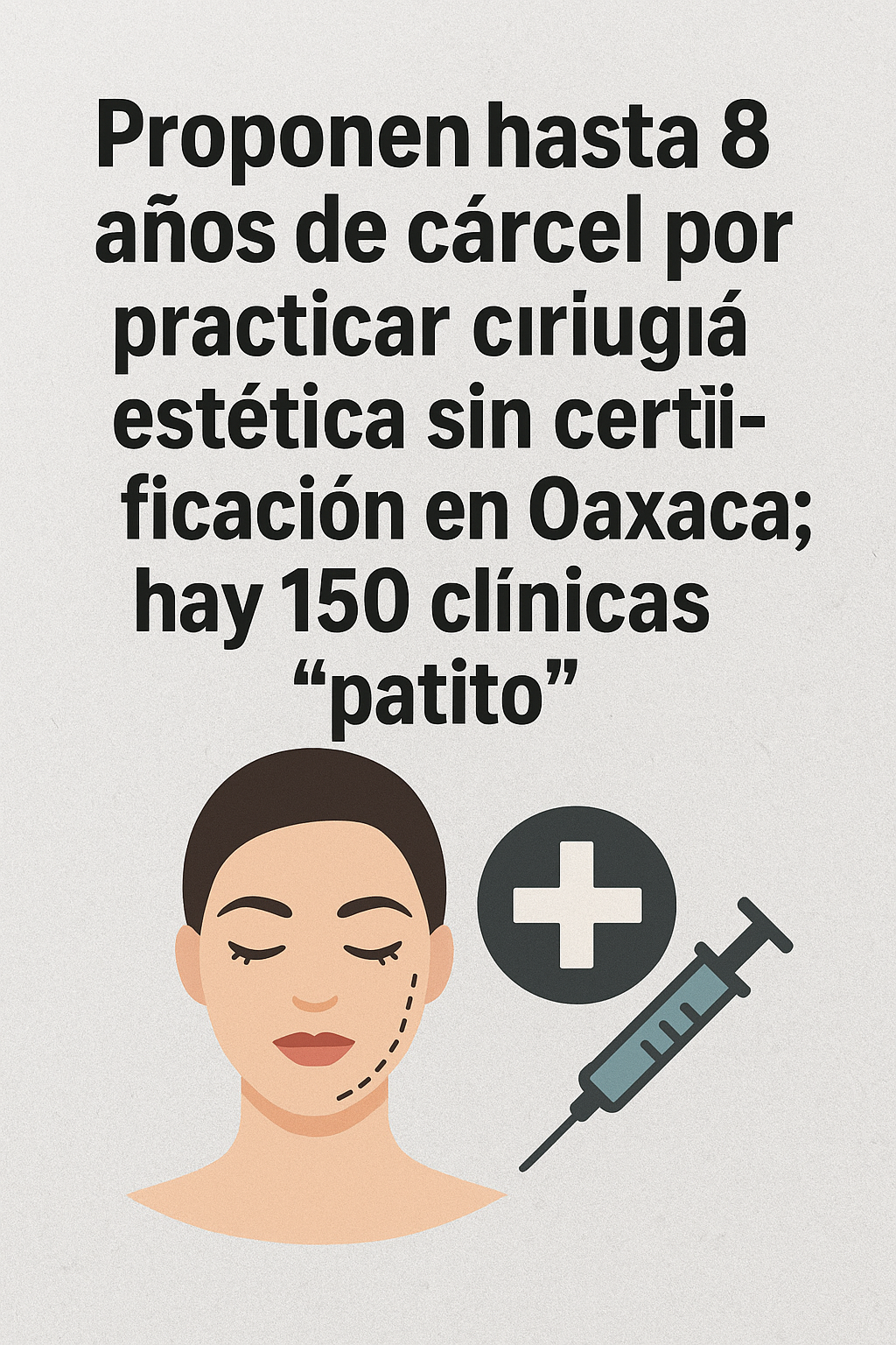 Proponen hasta 8 años de cárcel por practicar cirugía estética sin certificación en Oaxaca; hay 150 clínicas “patito”