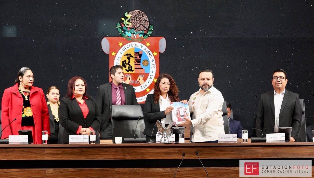 Presidenta del Congreso de Oaxaca responde al Tercer Informe de Gobierno con llamado a la unidad por encima de diferencias partidistas