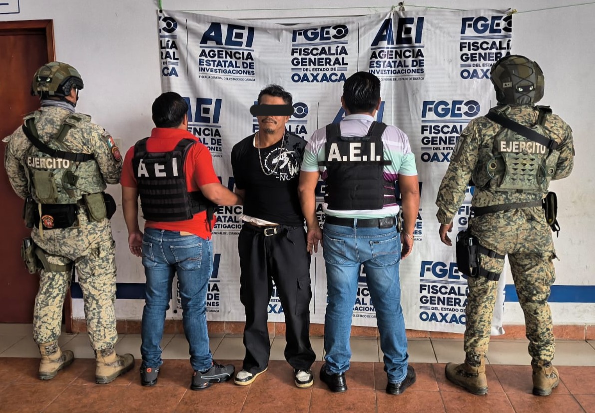 Fiscalía de Oaxaca aprehende a violador; abusaba de su hija