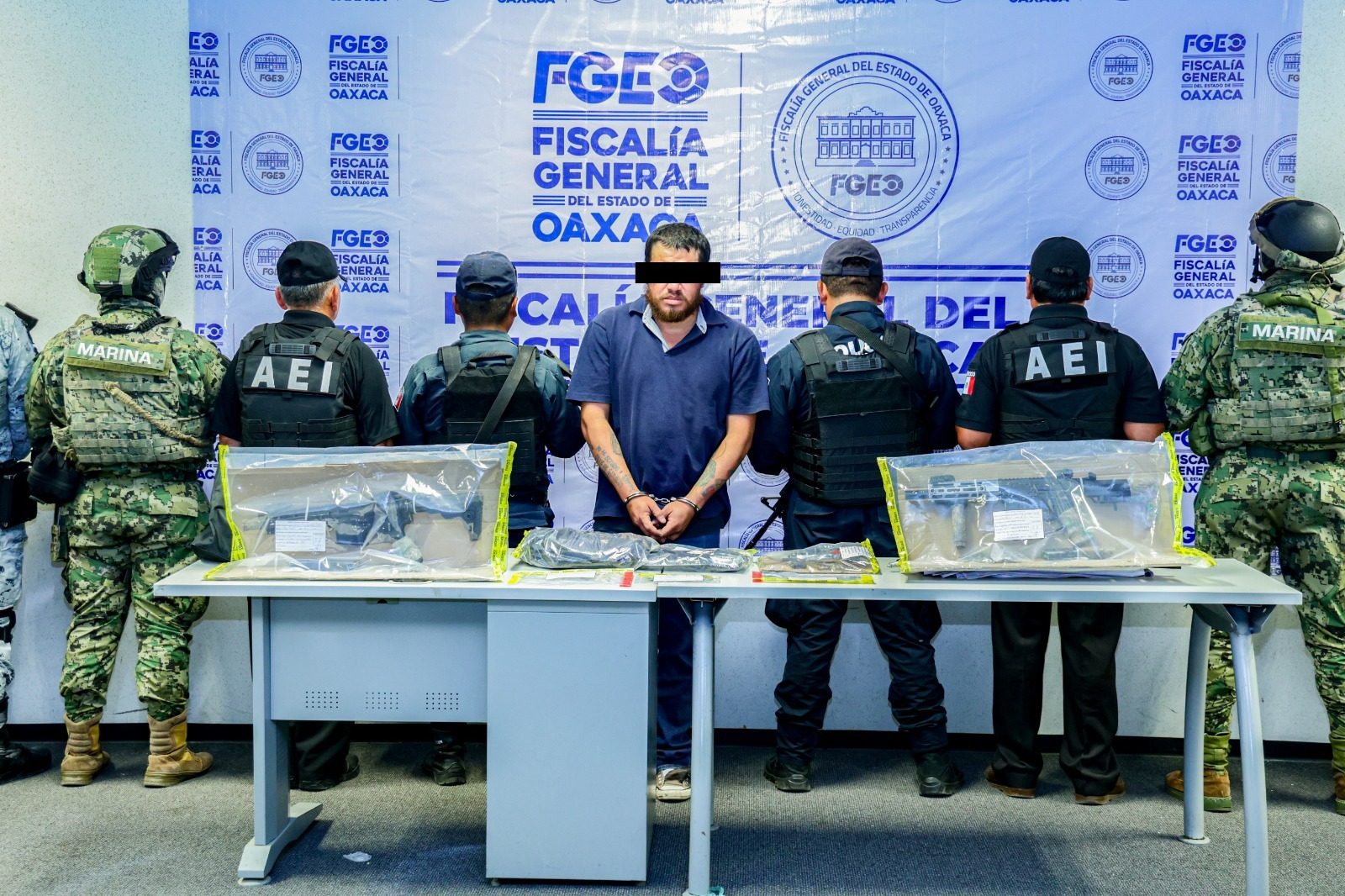 Con Operación Sable, capturan a A.A.S., alias “Macanannu”, considerado como jefe de plaza de célula criminal de “Los Cromos” en el Istmo: Fiscalía de Oaxaca