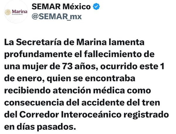 Muere adulta que viajaba en el Interoceánico; suman 14 víctimas tras descarrilamiento