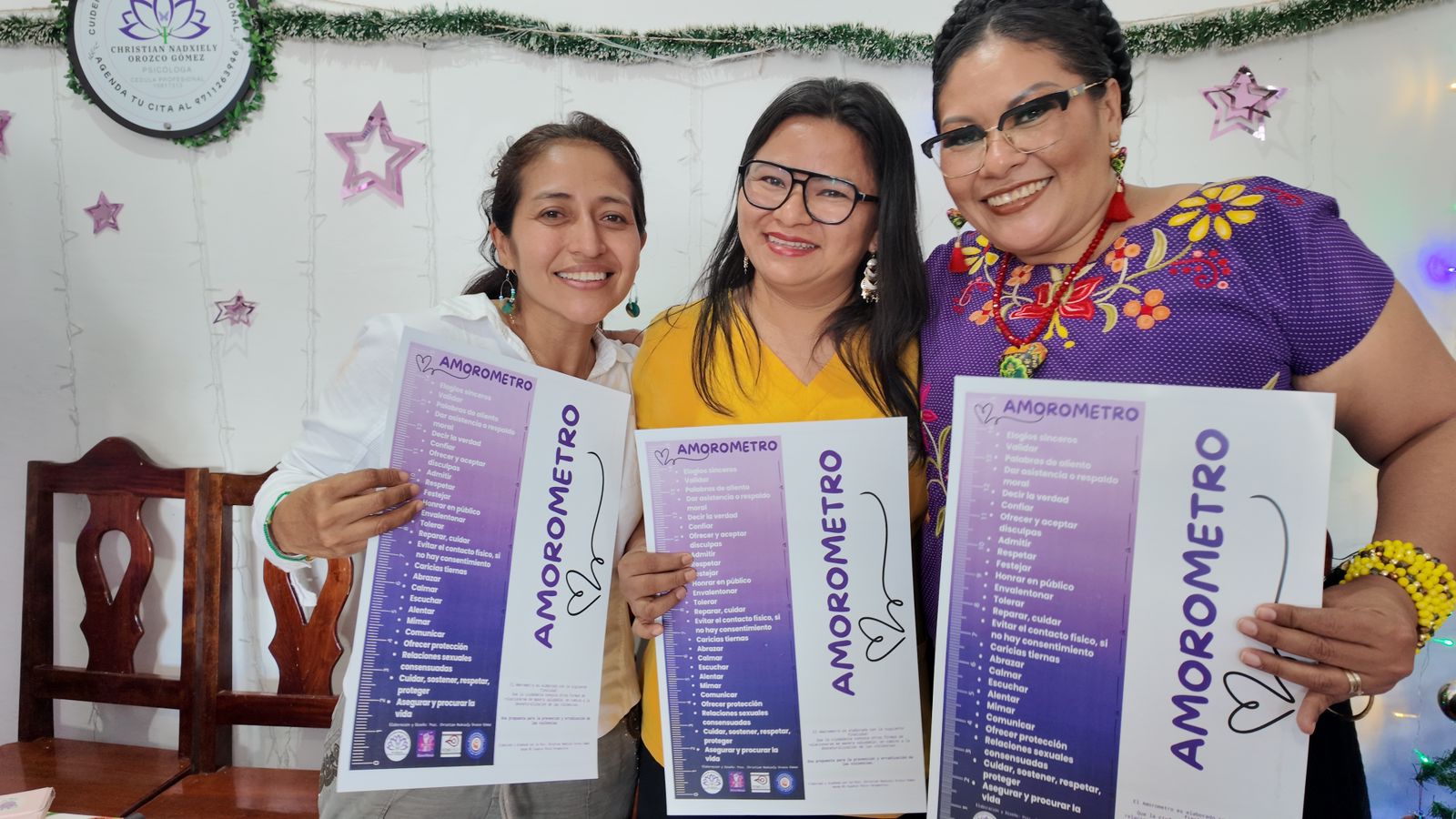 Psicóloga zapoteca crea “El Amorómetro”, herramienta para la prevención de la violencia contra la mujer en Oaxaca