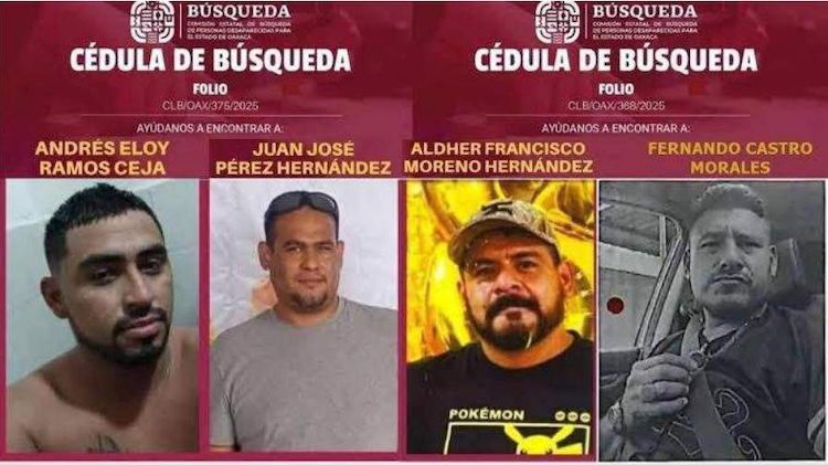 Cumplen 40 días desaparecidos cuatro traileros en Oaxaca
