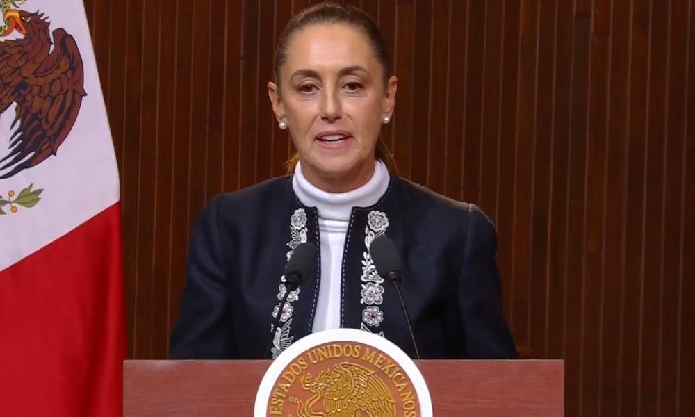 México no se doblega ni se arrodilla ante nadie, afirma Sheinbaum