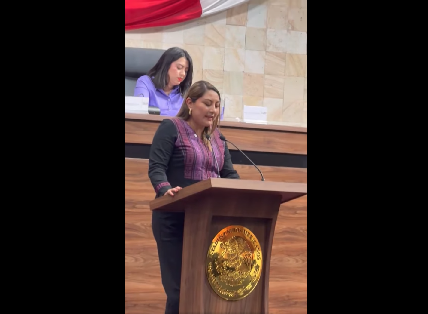 Diputada de Morena en Oaxaca exige erradicar violencia política de género y señala a legislador sentenciado
