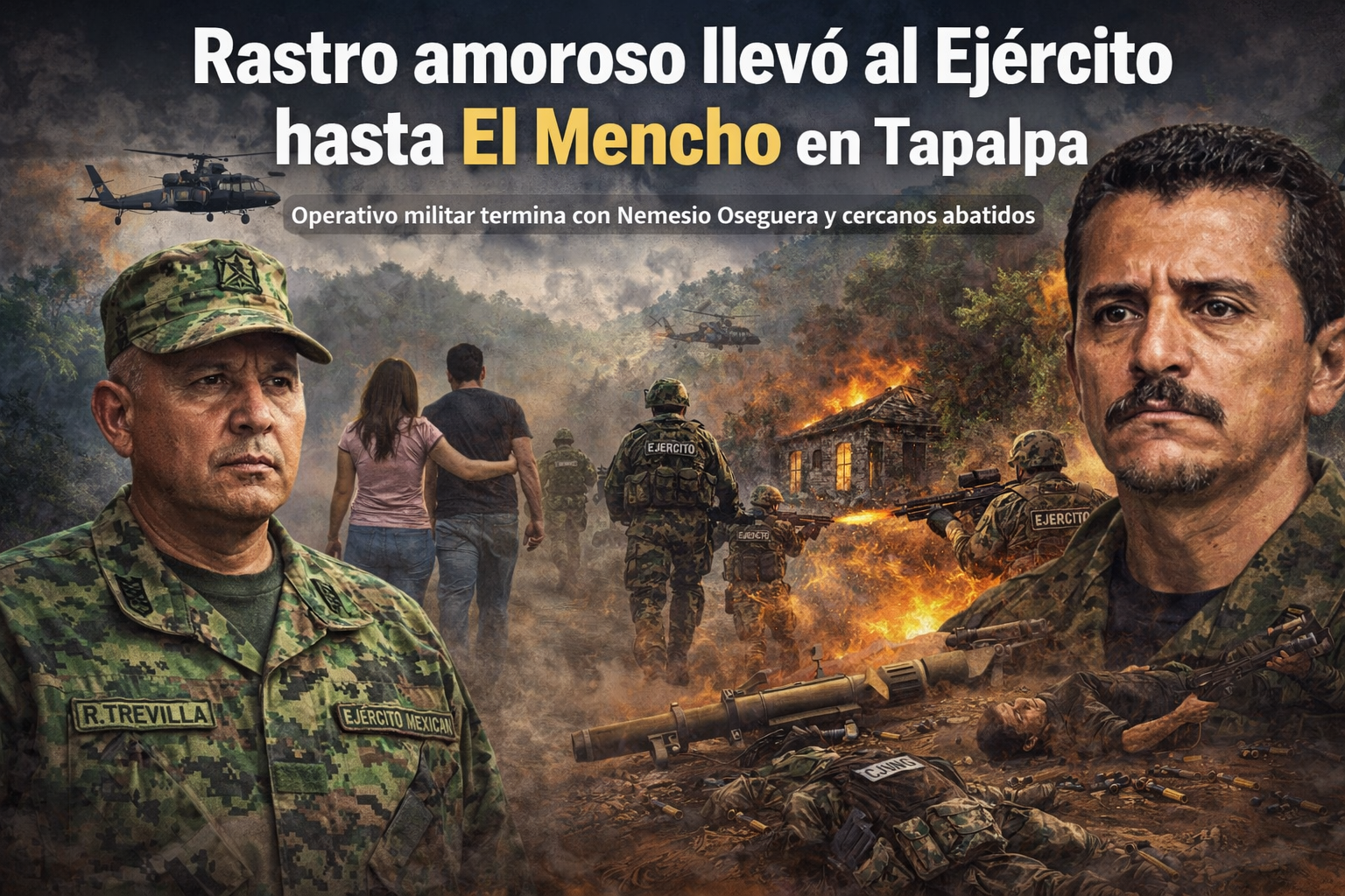 Rastro amoroso llevó al Ejército hasta El Mencho en Tapalpa