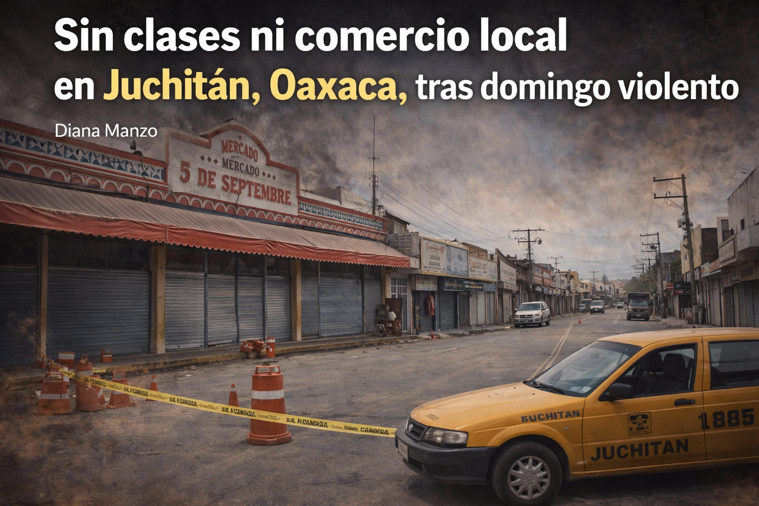 Sin clases ni comercio local en Juchitán, Oaxaca, tras domingo violento