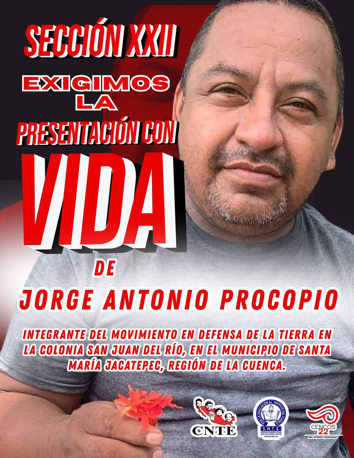 Estado omiso: Desaparecen al defensor chatino Jorge Antonio Procopio pese a advertencias de riesgo en la Cuenca