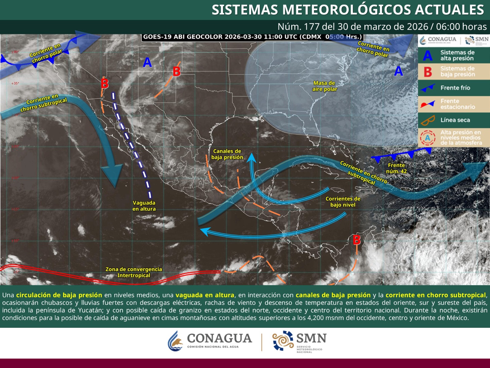 Ambiente fresco al amanecer y lluvias por vaguada en el estado de Oaxaca: Protección Civil