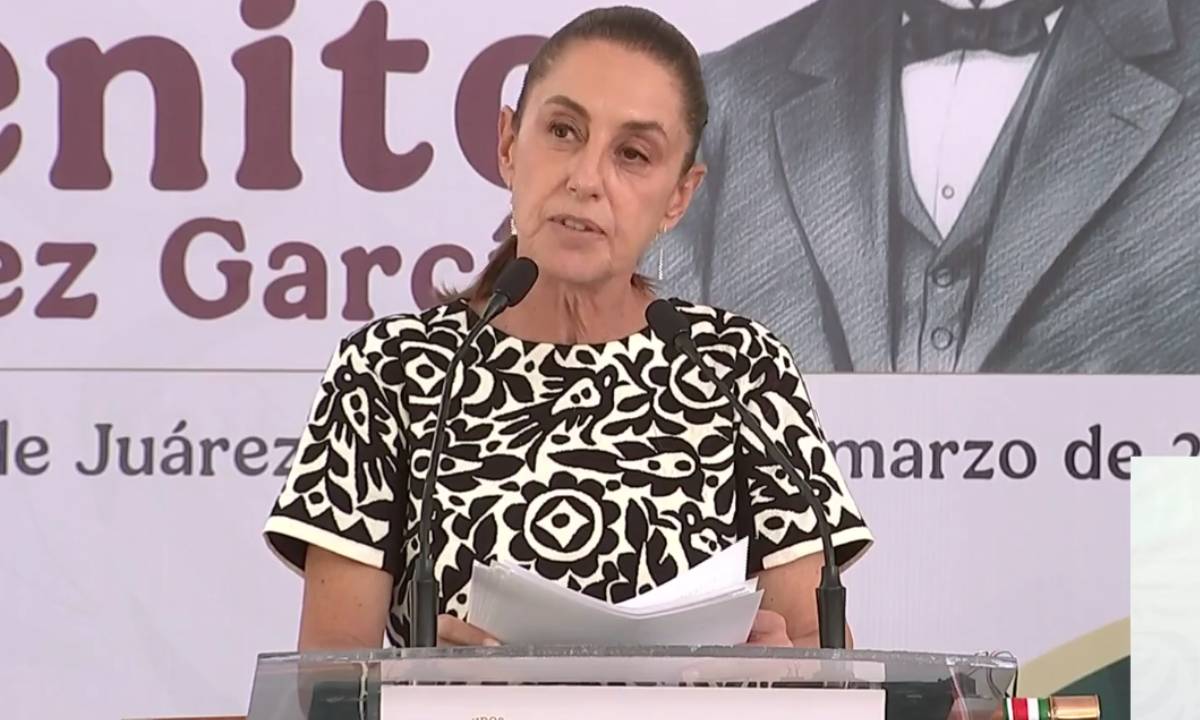 Sheinbaum evoca el legado de Juárez para refrendar soberanía frente a presiones externas