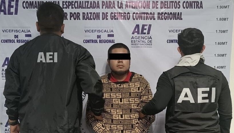 FGEO aprehende a presunto agresor por violación agravada, violación vicaria y violencia familiar en Valles Centrales