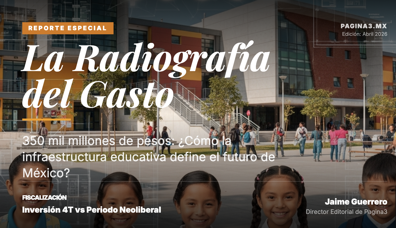 Se destinará 350 mil mdp a infraestructura educativa; en 7 años de la 4T se invirtió más que en 18 años del periodo neoliberal: CSP