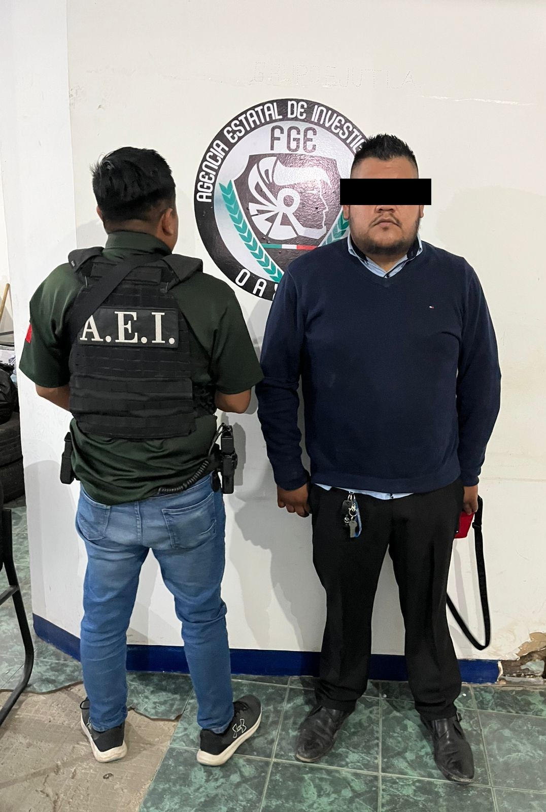 Operativo de la AEI y unidad de transporte asegurada