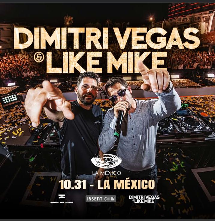 DIMITRI VEGAS & LIKE MIKE, EL DUO BELGA QUE DOMINA LA ESCENA ELECTRÓNICA MUNDIAL, SE PRESENTARÁN EN LA PLAZA DE TOROS MÉXICO
