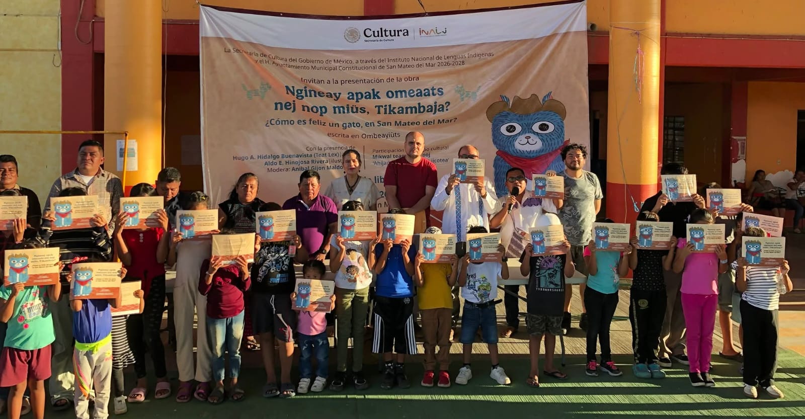 Presentación del libro en San Mateo del Mar