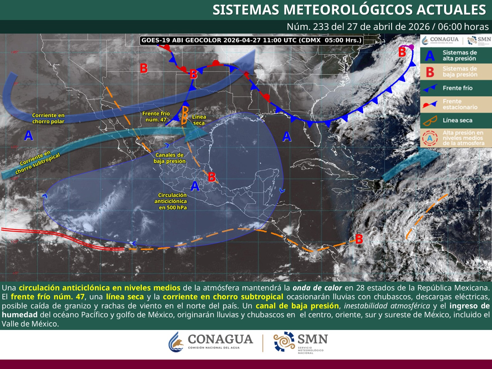 CALOR EXTREMO DE DÍA, TORMENTAS DE TARDE EN OAXACA