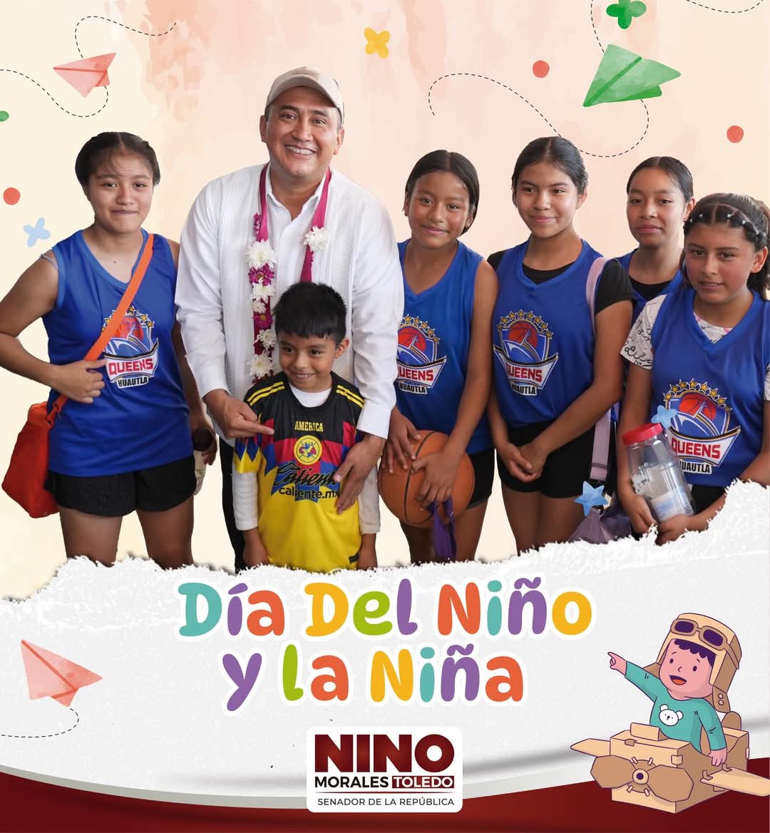 ¡Felicidades a todas las niñas y niños en su día!: Nino Morales
