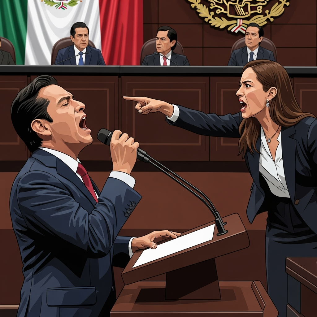 Diputado de Morena llama “payaso y ratero” a legislador del PT tras su número musical en el Congreso de Oaxaca