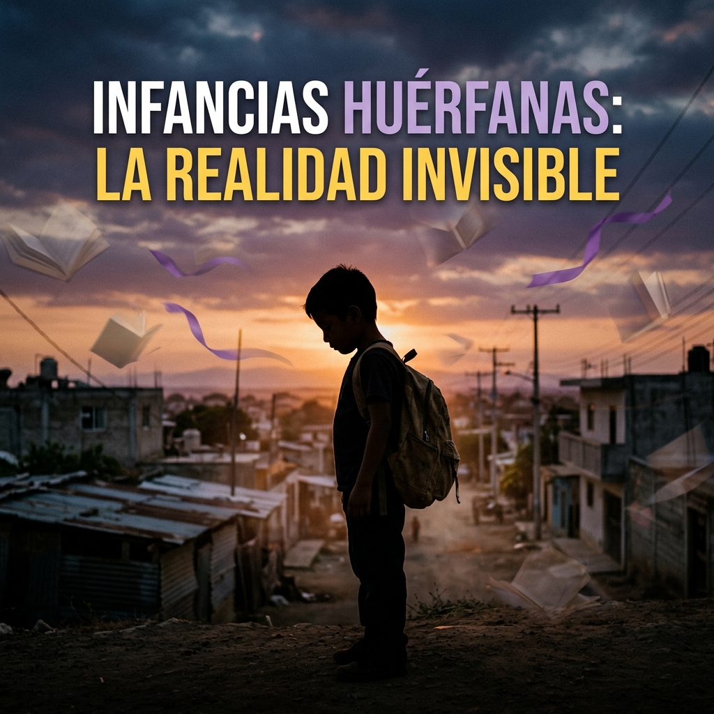 “Infancias huérfanas”: una realidad invisible que vive Juchitán, Oaxaca