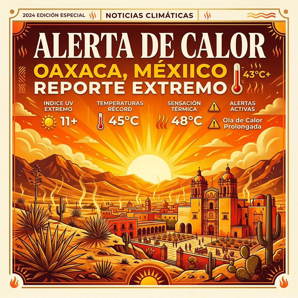 *Se mantiene ambiente seco y caluroso en diversas regiones de Oaxaca*