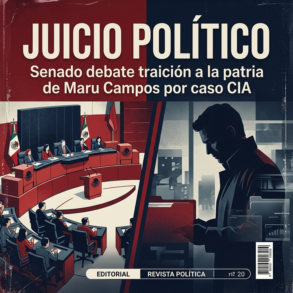 Morena vs PAN, debate en Senado juicio político y traición a la patria contra Maru Campos por el caso CIA