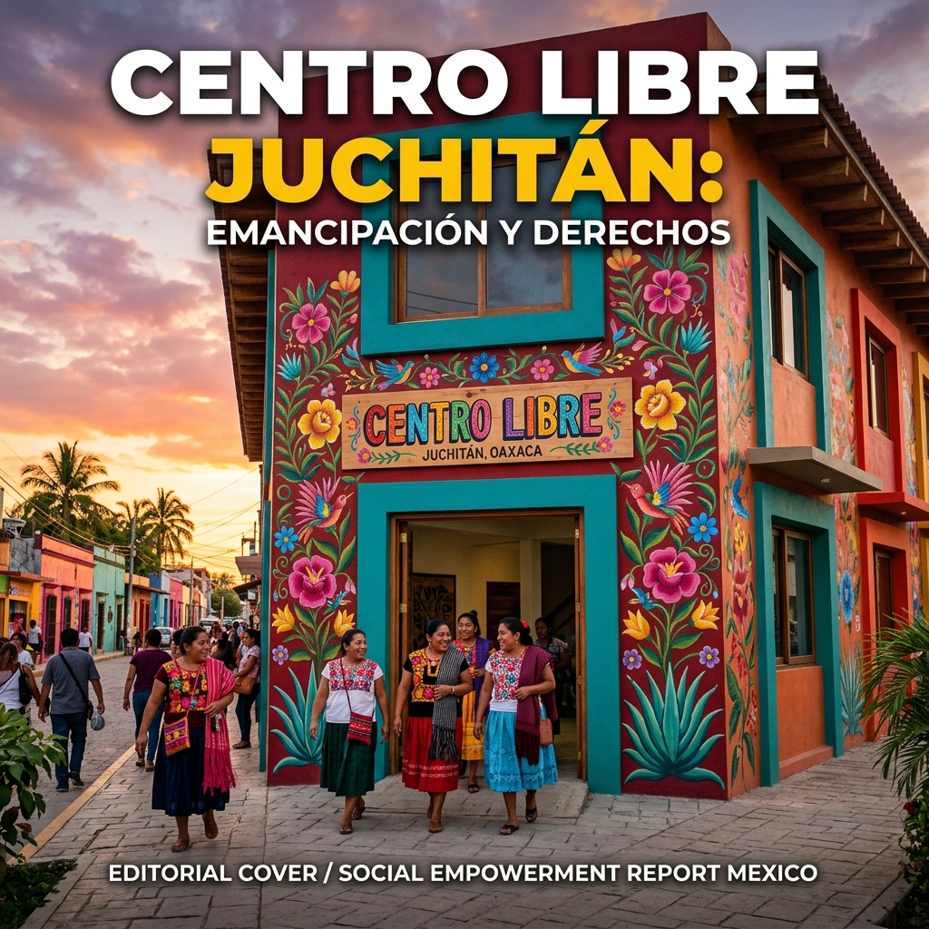 Mujeres de Juchitán cuentan con un Centro LIBRE para su atención y bienestar