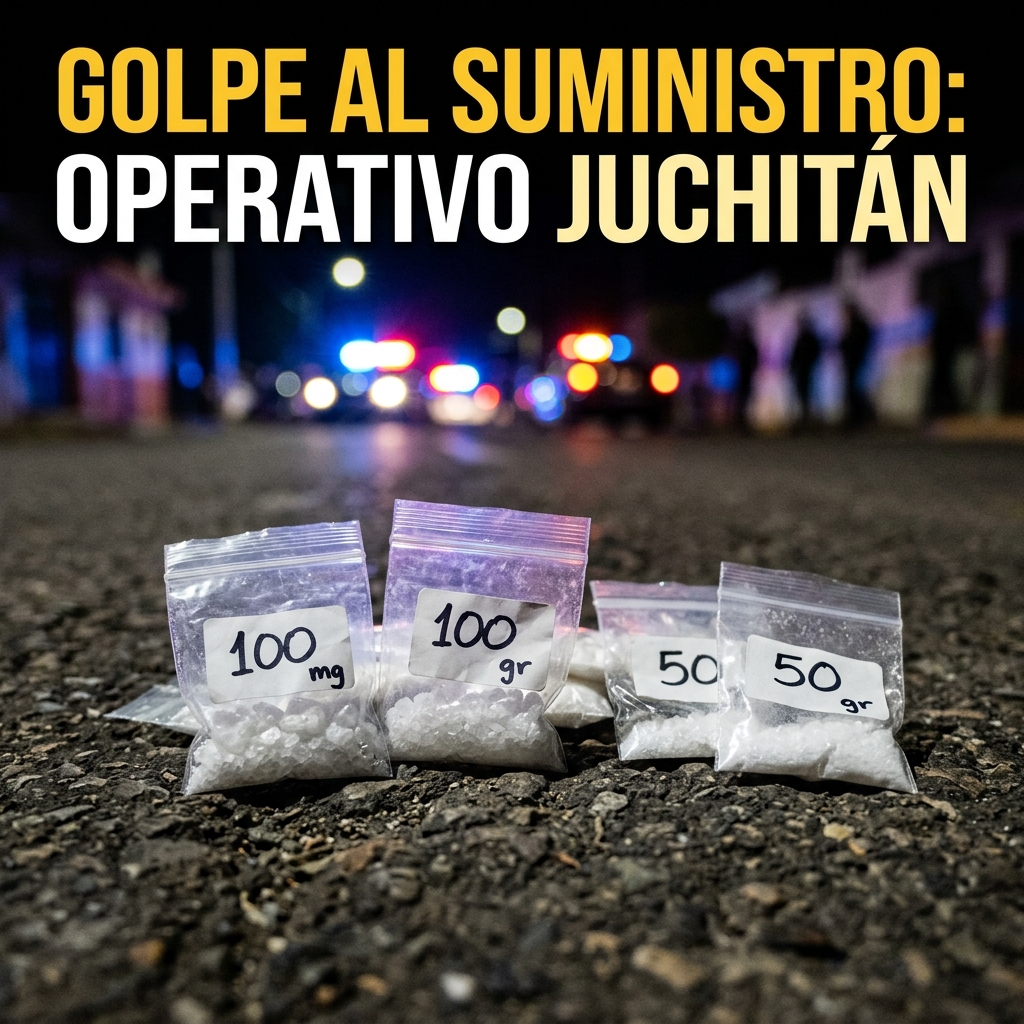 *Vinculan a proceso a tres hombres por suministro de metanfetamina en el Istmo de Tehuantepec*
