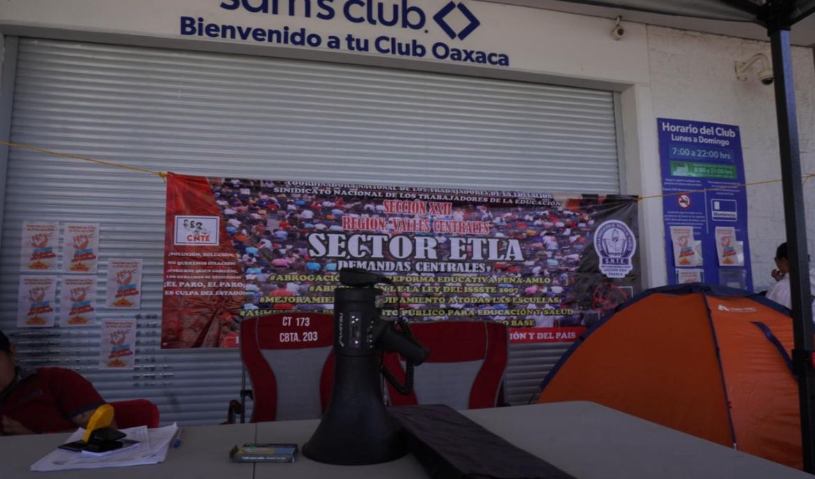 Movilización magisterial en Oaxaca
