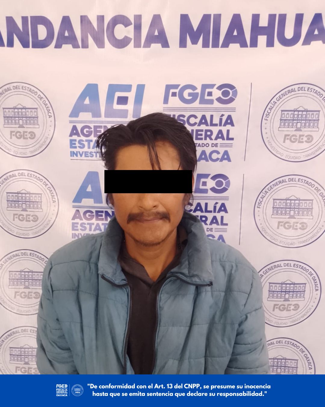 Víctima sobrevive a ataque, Fiscalía de Oaxaca aprehende a hombre por tentativa de feminicidio en la Sierra Sur