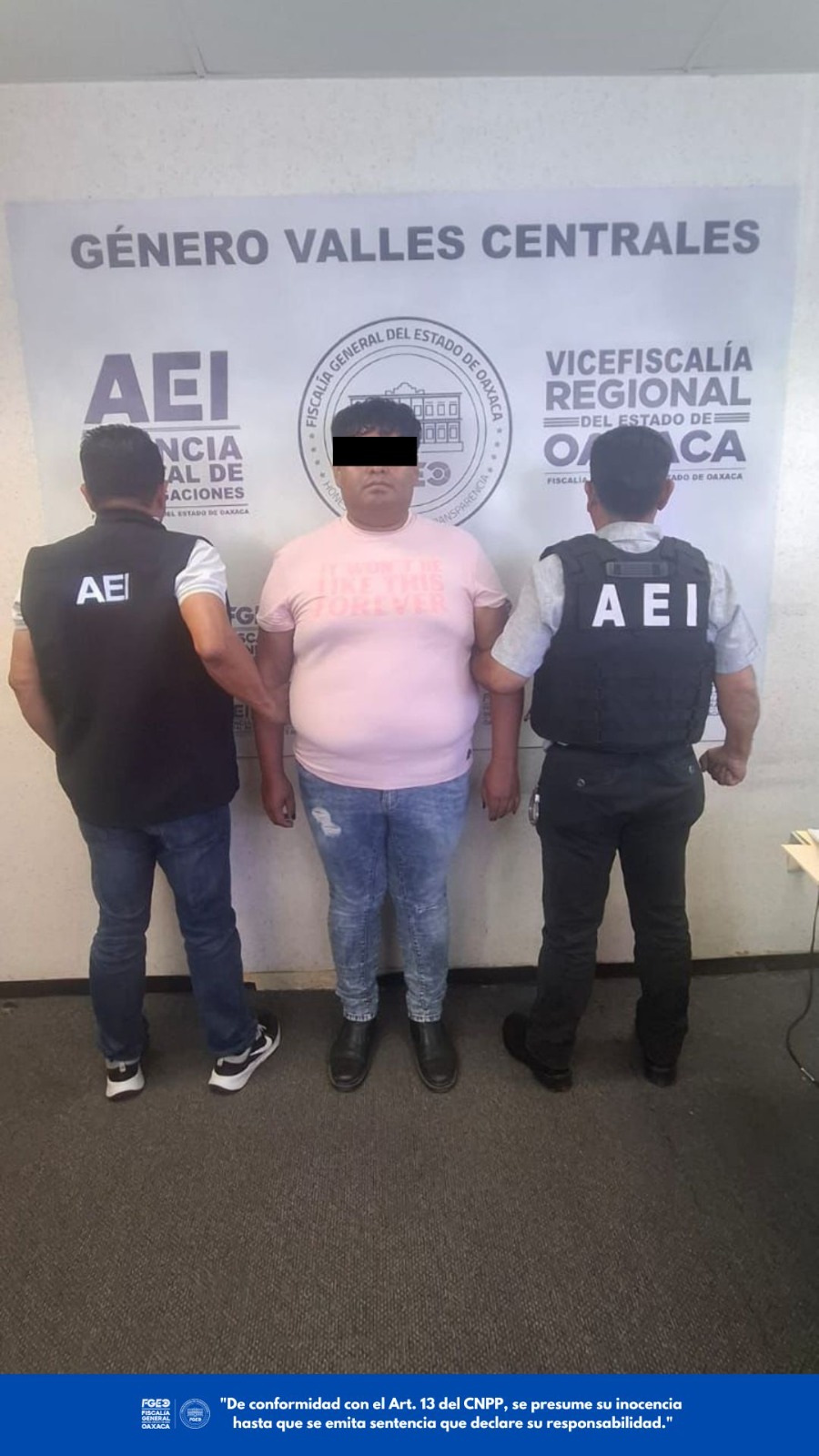 FGEO obtiene vinculación a proceso y prisión preventiva por agresión sexual cometida contra un adolescente en Zimatlán de Álvarez