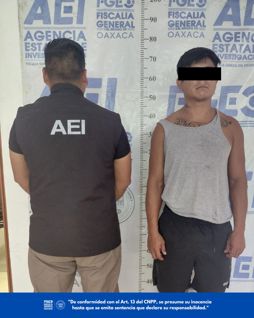 Cumplimenta FGEO orden de aprehensión por extorsión agravada en el Istmo de Tehuantepec