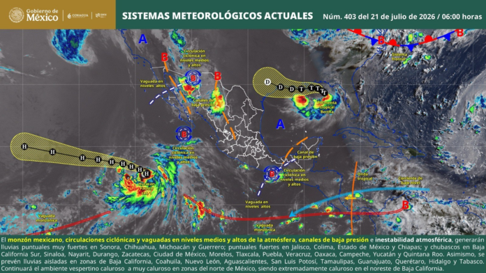 Pronostican aguaceros e incremento en las temperaturas en Oaxaca: CEPCyGR
