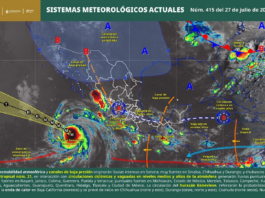 Se mantendrán condiciones para lluvias vespertinas y mar de fondo en la costa oaxaqueña