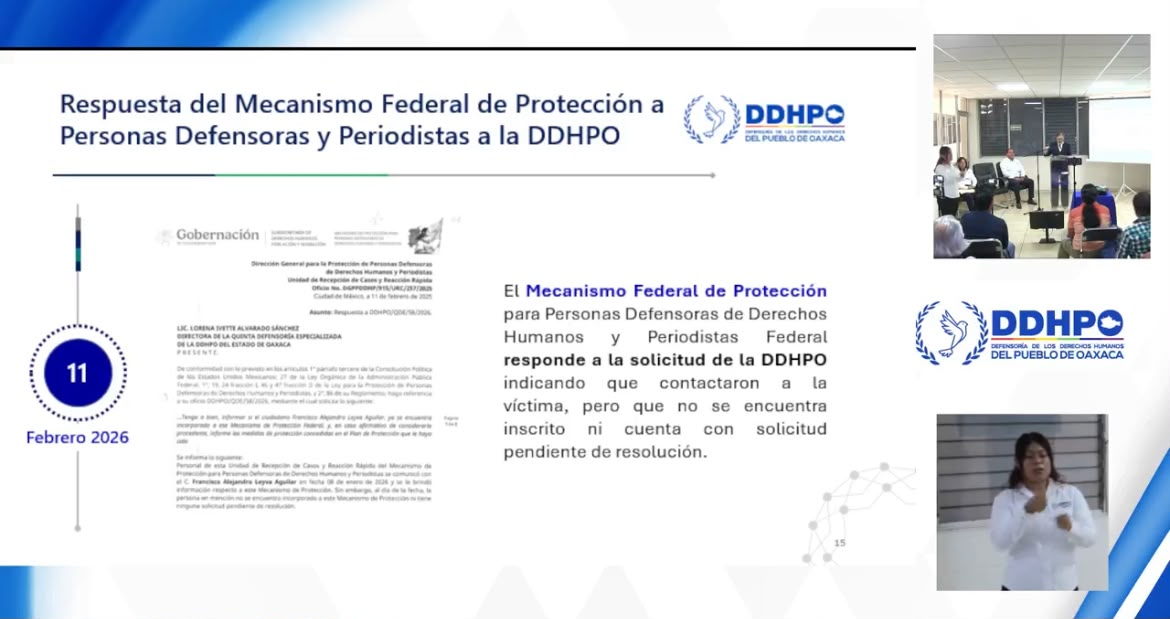 Oficio del primer acercamiento del periodista en 2025