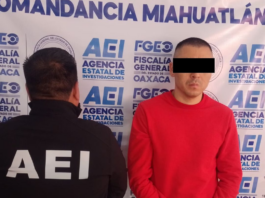 Cumple FGEO orden de aprehensión por colaboración con la Fiscalía de Zacatecas; detienen en Oaxaca a probable responsable de doble homicidio